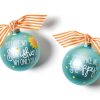 Commemorative Keepsakes Coton Colors by Laura Johnson | You Are My Sunshine Glass Ornament