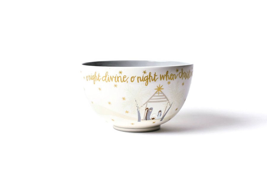 Entertaining Coton Colors by Laura Johnson | O Holy Night Footed Bowl, Fair Skin