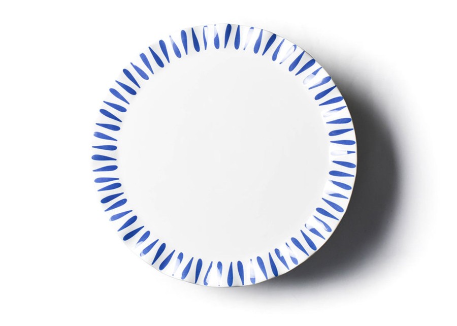 Entertaining Coton Colors by Laura Johnson | Iris Blue Drop Large Ruffle Cake Stand