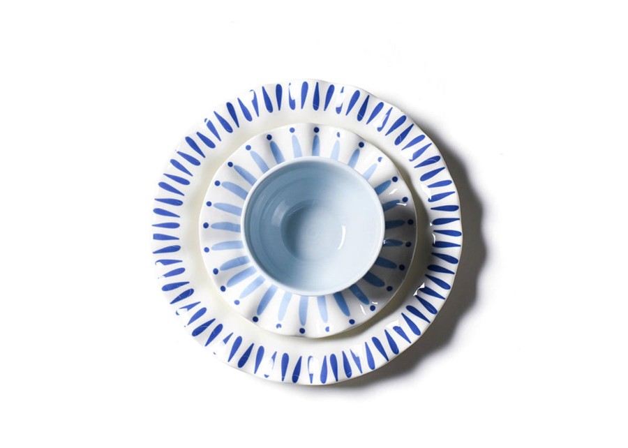 Tabletop Coton Colors by Laura Johnson | Iris Blue Dinnerware 12 Piece Set