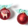 Ornaments Coton Colors by Laura Johnson | Reindeer Glass Ornament