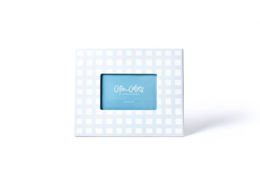 Commemorative Keepsakes Coton Colors by Laura Johnson | Blue Gingham Frame