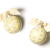 Commemorative Keepsakes Coton Colors by Laura Johnson | Welcome Sweet Baby Gingham Glass Ornament